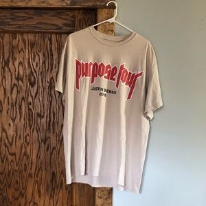 Justin Bieber Purpose Tour merch sz XL